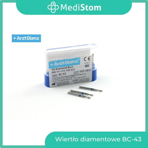 Wiertło Diamentowe BC-43 002-012M; (niebieskie); 10 szt.