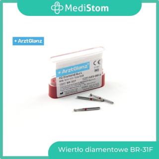 Wiertło Diamentowe BR-31F 001-018F; (czerwone); 10 szt.