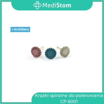 Zestaw krążków spiralnych do polerowania CP 6001