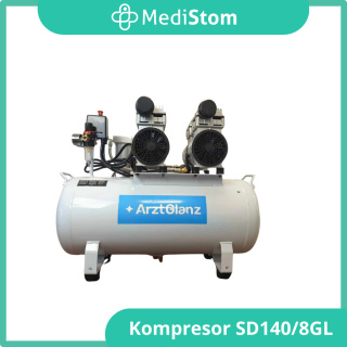 Kompresor Stomatologiczny 65litrów / 330l/min z osuszaczem model:SD140/8GL