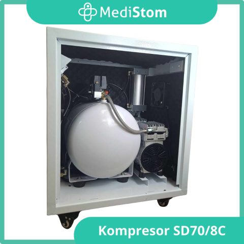 Kompresor Stomatologiczny Arzt Glanz 35litrów / 165l/min / 45db model:SD70/8CD