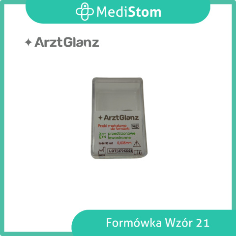 Paski do formówek tłoczone Arzt Glanz przedtrzonowe lewostronne wzór 21