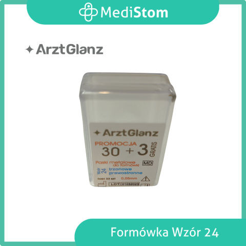 Paski do formówek tłoczone Arzt Glanz trzonowe prawostronne wzór 24